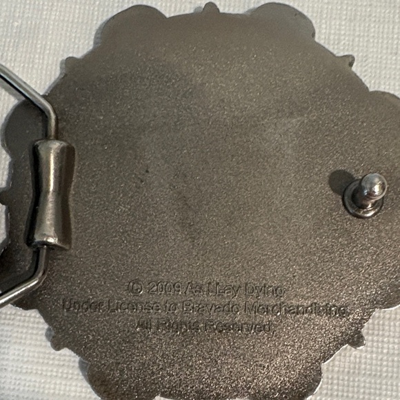 Leather belt with as i lay dying belt buckle - Picture 2 of 5